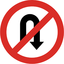 No U-Turn Sign